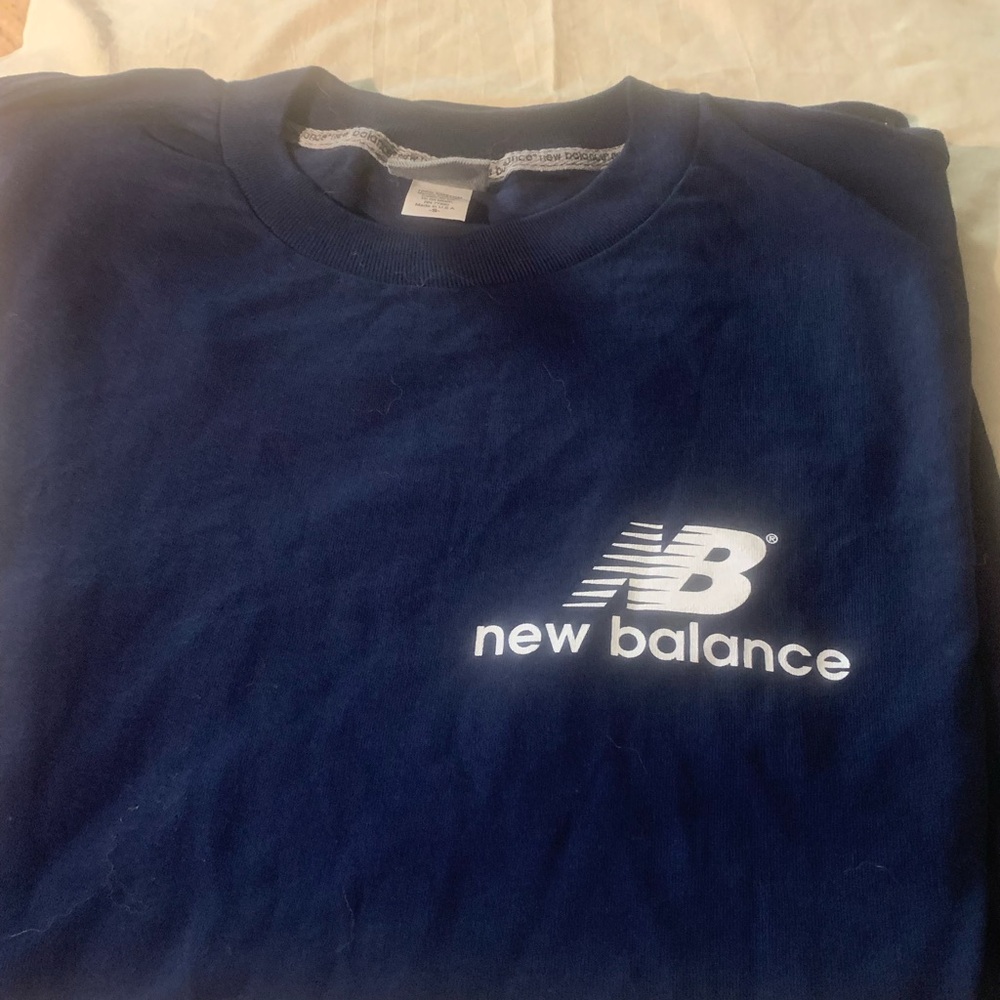 New Balance Navy Blue Short Sleeve Tee